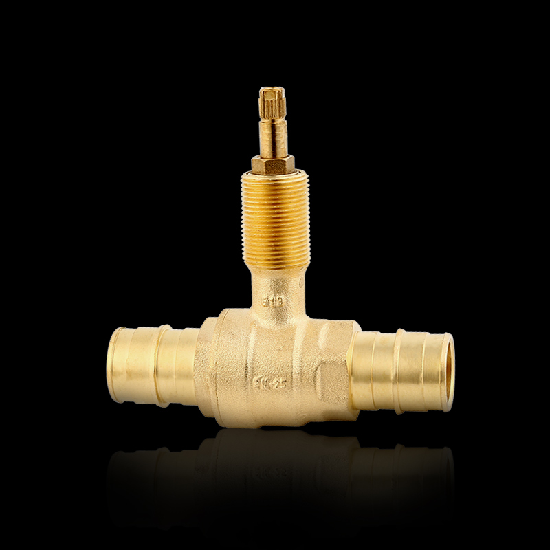 PN 25 Brass Stem Built-in Valve