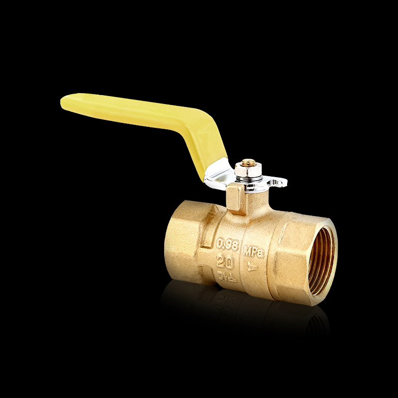 Full Bore SS Lever Handle Brass Gas Ball Valve For Gas Pipe
