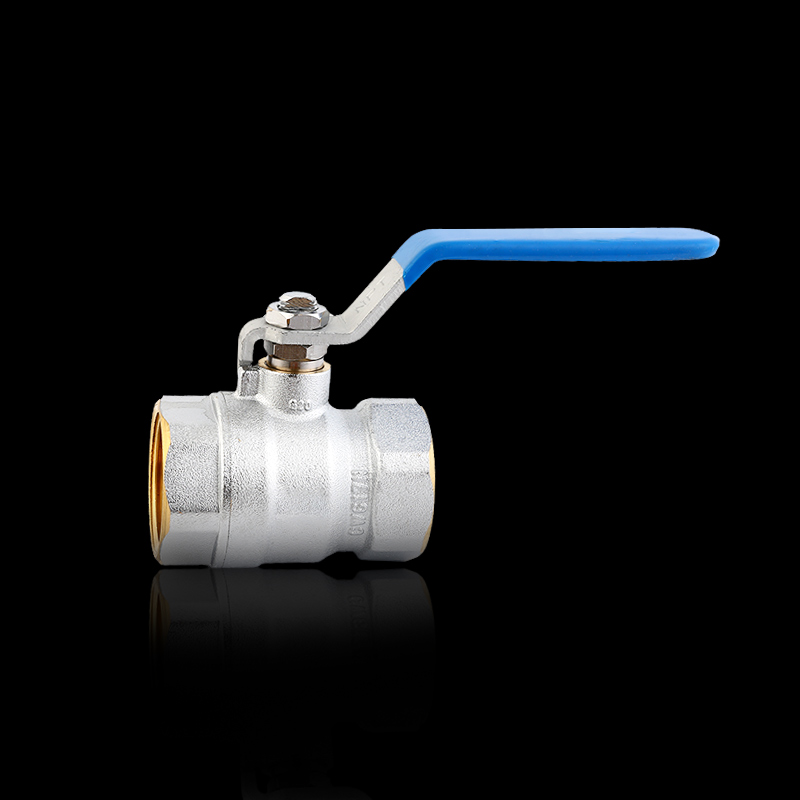 Chrome Plated Steel Handle F-F PN25 Ball Valve