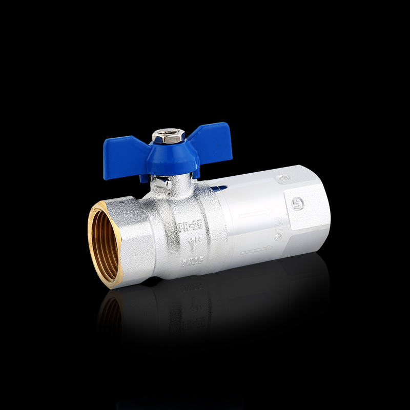 0.03BAR Brass ball valve with check valve