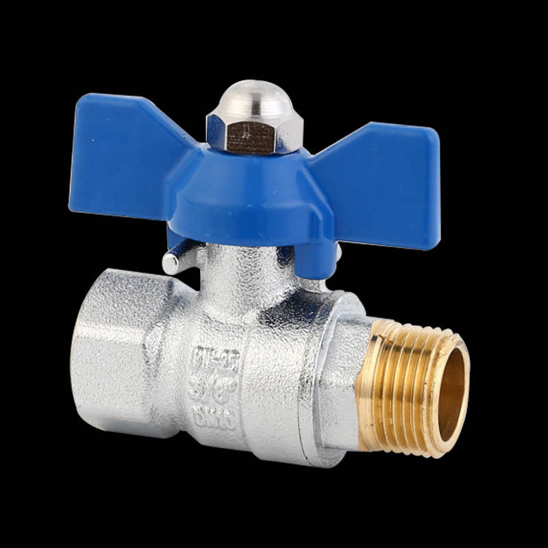Up To 180 Degrees Steel Butterfly Handle Full Port Valve